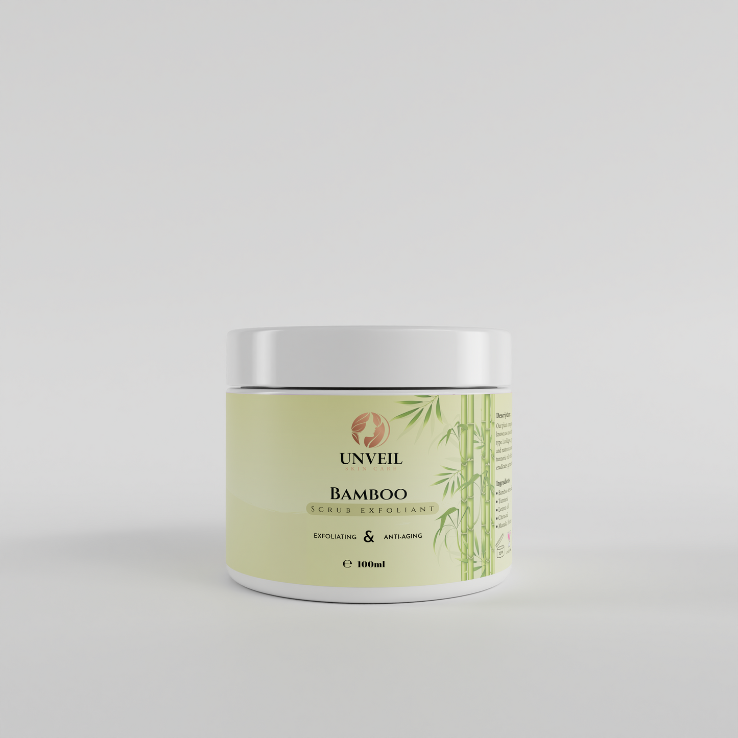 Unveil  Bamboo Scrub Exfoliant